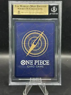 2025 One Piece carrying On His Will Luffy Wanted Poster Sp Bgs 10 - Image 2