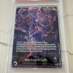 2025 ONE PIECE ENGLISH VERSION 2ND ANNIVERSARY SET #061 MONKEY D. LUFFY PSA 10 - Image 2