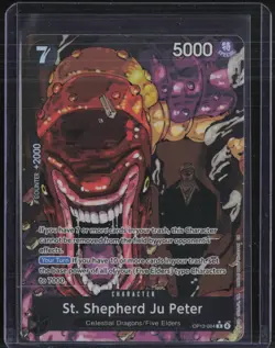 One Piece #Carrying On His Will Demon God Pack OP13-084 St Shepherd Ju Peter - Image 1