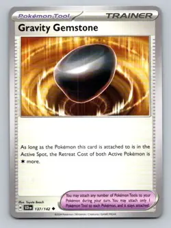 2024 Pokemon Card Stellar Crown Gravity Gemstone 137/142 - Image 1