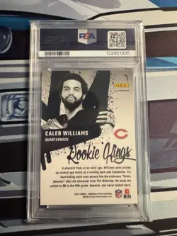 2024 Panini Donruss Optic Caleb Williams Kings RC #1 Bears PSA 10 Rookie - Image 2