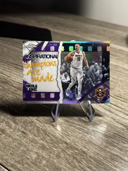 Topps Chrome 2025-26 Inspirational Nikola Jokic #IP-8 Purple Refractor /75 - Image 1