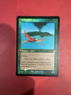 Birds Of Paradise Mtg Retro Frame FOIL Dominaria Nm Near Mint - Image 1