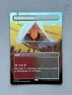 Sunbillow Verge #373 Foil - Borderless - Aetherdrift DFT - MTG - NM / Mint - Image 1