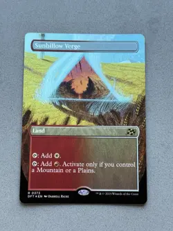Sunbillow Verge #373 Foil - Borderless - Aetherdrift DFT - MTG - NM / Mint - Image 3