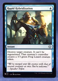 Rapid Hybridization - MTG - The List - Excellent NM - Image 1