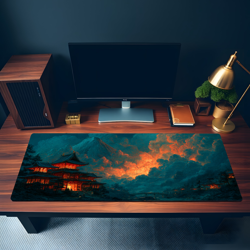 TCG Playmat | Japanese Temple Themed TCG Playmat | MTG Playmat | Flesh & Blood - Image 3