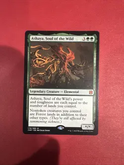 Ashaya Soul Of The Wild Mtg Zendikar Rising Lp Light Play - Image 1