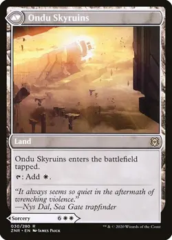 Ondu Inversion / Ondu Skyruins 1x FOIL ZNR MTG Zendikar Rising Rare MINT white - Image 2
