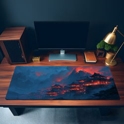 TCG Playmat | Japanese Temple Themed TCG Playmat | MTG Playmat | Flesh & Blood - Image 3
