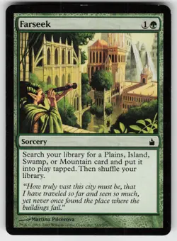 MTG Ravnica: City of Guilds #163 Farseek Lightly played tcg - Image 1
