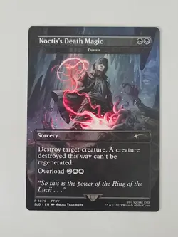 Noctis's Death Magic (Damn) MTG Final Fantasy Secret Lair - Regular - Image 1