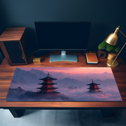 TCG Playmat | Japanese Temple Themed TCG Playmat | MTG Playmat | Flesh & Blood - Image 3
