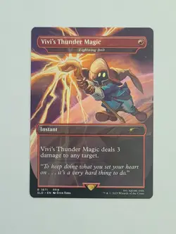 Vivi's Thunder Magic - Lightning Bolt (Regular) Secret Lair FINAL FANTASY MTG - Image 1