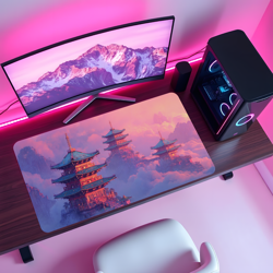 TCG Playmat | Japanese Temple Themed TCG Playmat | MTG Playmat | Flesh & Blood - Image 4