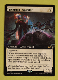 Lightstall Inquisitor 0320 MTG Edge of Eternities Extended Art Rare NM NP - Image 1