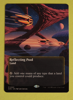 Reflecting Pool 0081 MTG Edge of Eternities Borderless Mythic NM NP - Image 1