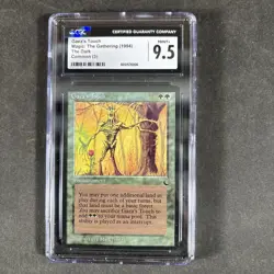 GAEA'S TOUCH CGC GRADED 9.5+ MINT MAGIC THE GATHERING MTG 1994 VINTAGE - Image 1