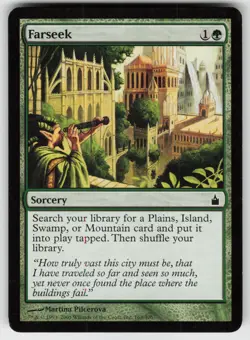 MTG Ravnica: City of Guilds #163 Farseek Lightly played tcg - Image 1