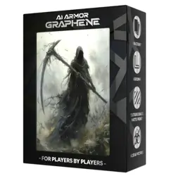 (Grim Reaper) - 100ct Textured TCG/MTG Art Card Sleeves (Graphene) - Image 1