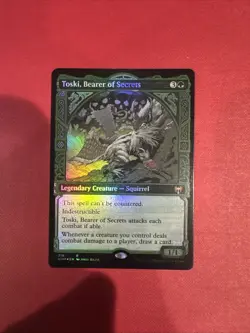 Toski Bearer Of Secrets Mtg FOIL Showcase Kaldheim Nm Near Mint - Image 1