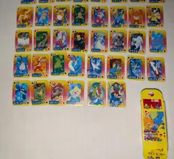 Pikachu Torchic Pokemon Mini Playing Cards Appendix Vintage Nintendo Japanese - Image 5