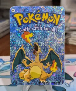Charizard #006 - Vintage Vending Machine Prism Sticker 2000 - Pokemon Card - Image 1