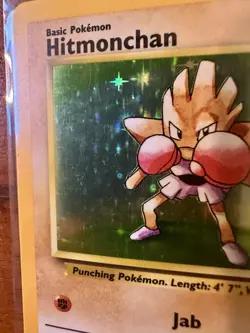 Hitmonchan Holo - Base Set Pokemon Card - Vintage WotC - Image 2