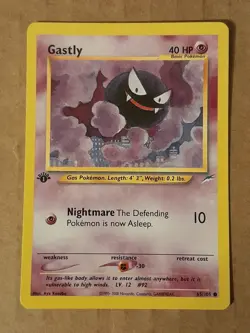 Pokemon Gastly 65/105 1st Edition NEO Destiny NM See Pictures - Image 1