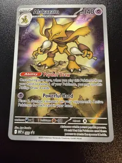 Pokemon Alakazam Me:Mega Evolution Promo Holo 009 English FREE SHIPPING - Image 1