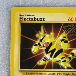 Electabuzz 2 MP WoTC Black Star Promo Kids WB Stamp Fist Movie Pokemon TCG - Image 3