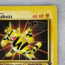 Electabuzz 2 MP WoTC Black Star Promo Kids WB Stamp Fist Movie Pokemon TCG - Image 4