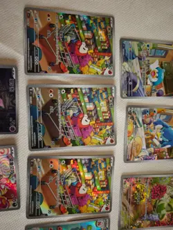 Pokemon tcg lot gem full art.Sprigatito. Quaxly. Fuecoco. Morpeko. Fidough JM64 - Image 2