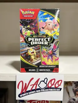 Pokemon TCG: Mega Evolution Perfect Order Factory Sealed Booster Bundle Box - Image 1