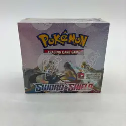 Pokemon TCG Sword & Shield Booster Box SEALED/NEW w/Acrylic - Image 1