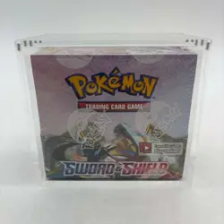 Pokemon TCG Sword & Shield Booster Box SEALED/NEW w/Acrylic - Image 2