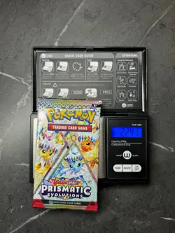 (VERY HEAVY) 🔥22.41g Prismatic Evolutions Pokemon Sealed Booster Pack Brand New - Image 1