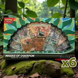 Pokemon Masks of Ogerpon Premium Collection Sealed (x6) - Image 1