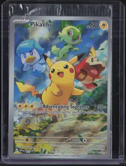 2023 Pokemon SVP EN Black Star Promo #027 Pikachu Sealed Pack - Image 1