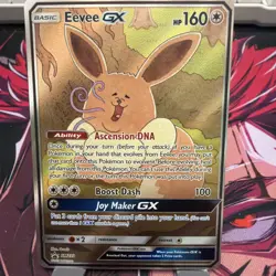 Pokemon TCG Eevee GX SM233 Full Art Promo Black Star Ultra Rare Holo NM - Image 1