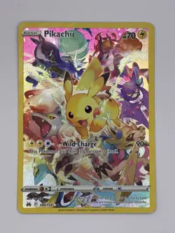 2023 Pokemon Sword & Shield Crown Zenith Pikachu Secret Rare #160/159 - Image 3