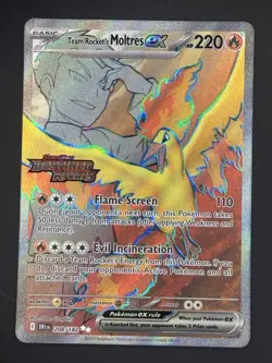 Pokemon Team Rocket’s Moltres EX Destined Rivals Stamped Promo UPC Full Set of 3 - Image 4