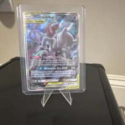 Mewtwo & Mew GX TAG TEAM Promo SM191 Holo 270HP Pokemon TCG Unified Minds - Image 1