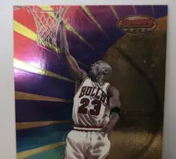 1998 Bowmans Best Michael Jordan #96 Best Performance Chicago Bulls NBA Card - Image 2
