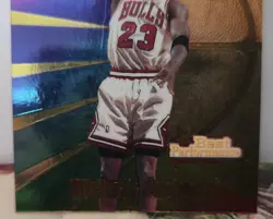 1998 Bowmans Best Michael Jordan #96 Best Performance Chicago Bulls NBA Card - Image 3