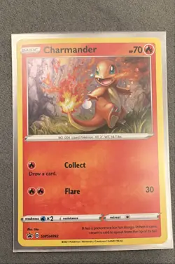 Charmander SWSH092 SWSH: Sword & Shield Promo Cards Holo - Image 1