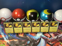 Pokemon Pikachu 051/ 162 TEF PROMO 30th Collection 6 Card Lot Cosmo Holo - Image 1