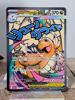 Mega Dragonite EX Pokemon TCG Holo Card 271/217 ASC 370 HP 330 Attack English - Image 1