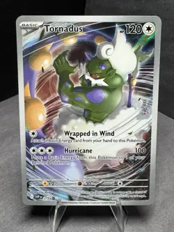 Pokemon TCG: Tornadus 210 Black Star Promo White Flare ETB Promo Card SV11W 2025 - Image 1