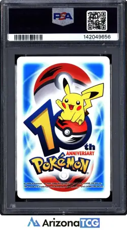 Pokemon 2006 Machop/Machoke/Machamp 3 Of Spades 10th Annv. Playing Card PSA 10 - Image 2